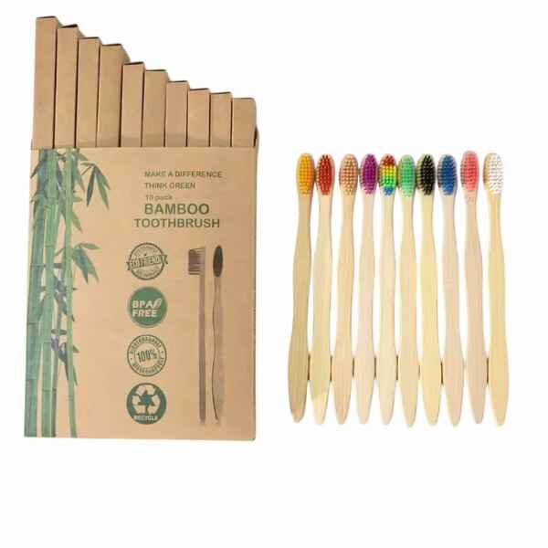 Style B Eco Friendly Toothbrushes Bamboo Soft Toothbrush cover