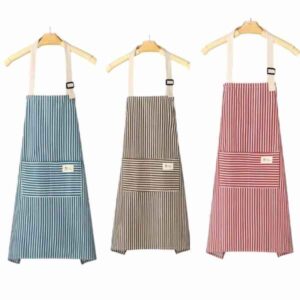 Ladies Cooking Aprons - Men - Women Fine Cotton-Linen 1Pcs cover