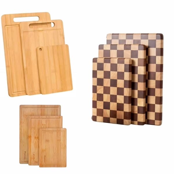 Cutting Board Wood Large 1Pcs / Set Sturdy Solid Wood